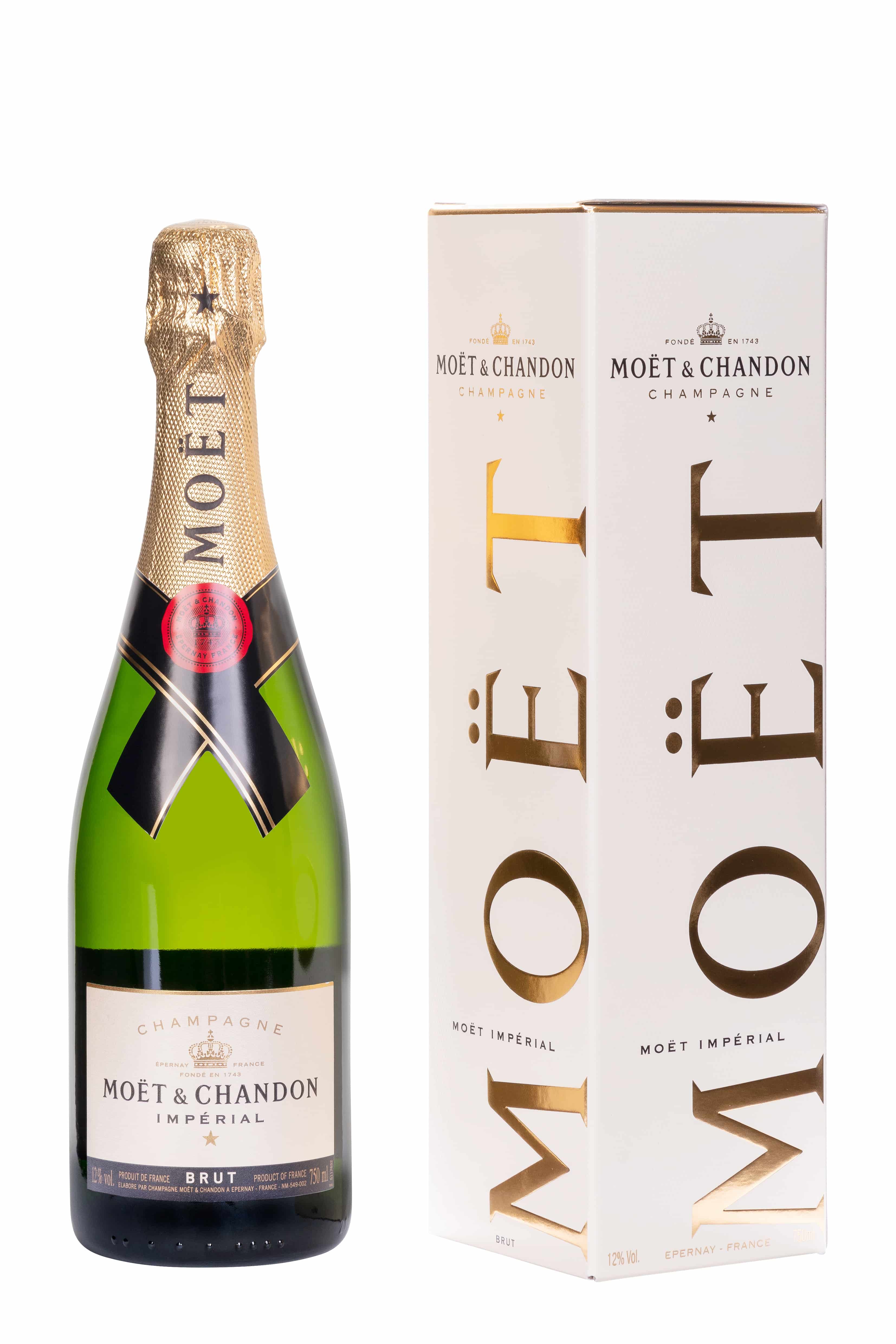 Champagner Brut Impérial Moët & Chandon mit Box