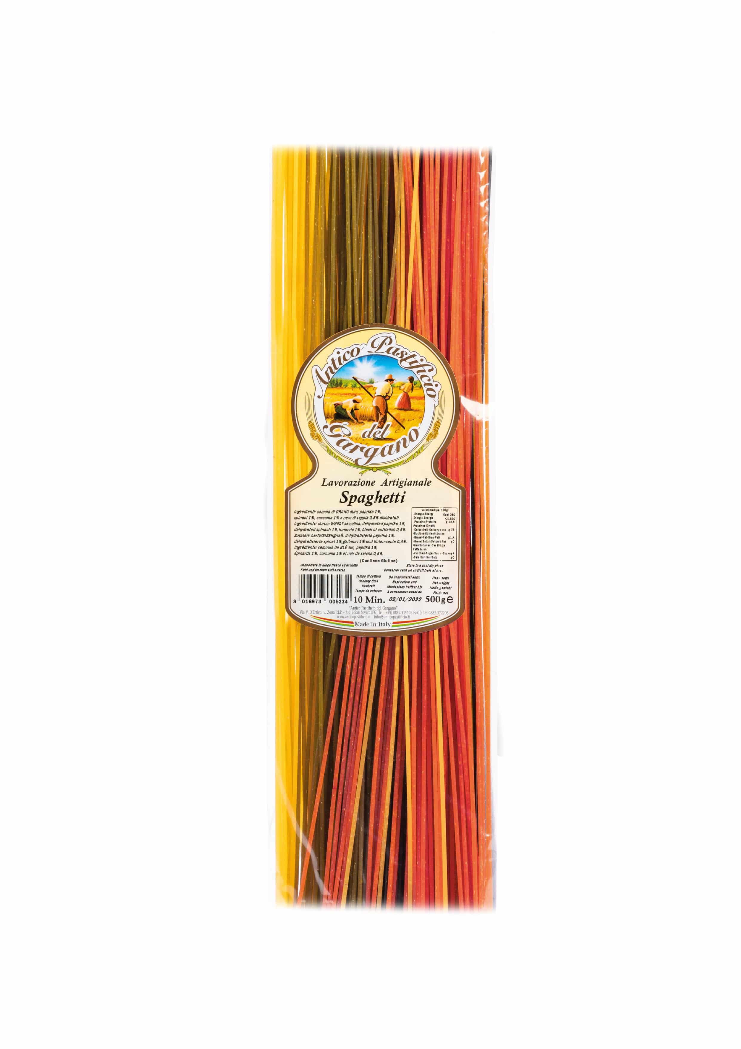 Spaghetti Tricolore 500g